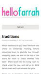 Mobile Screenshot of hellofarrah.com